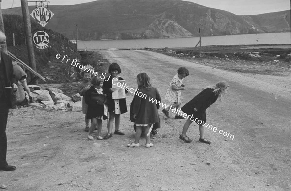 SEA AND CLIFFS WITH CHILDREN